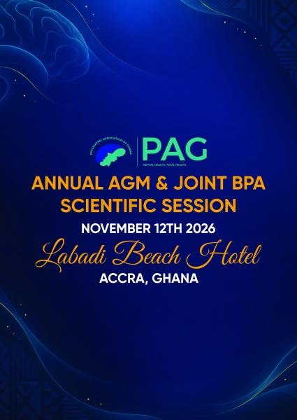ANNUAL AGM AND JOINT BLACK PSYCHIATRISTS OF AMERICA SCIENTIFIC SESSION