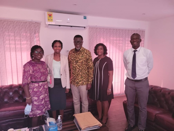 Courtesy call on Pastor Mensa Otabil