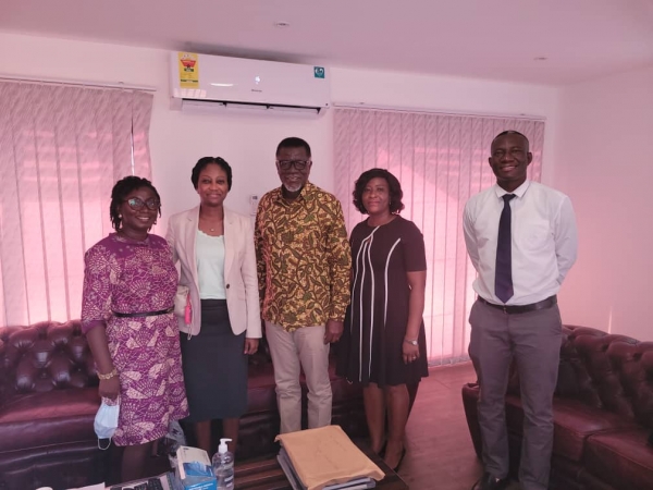 Courtesy call on Pastor Mensa Otabil